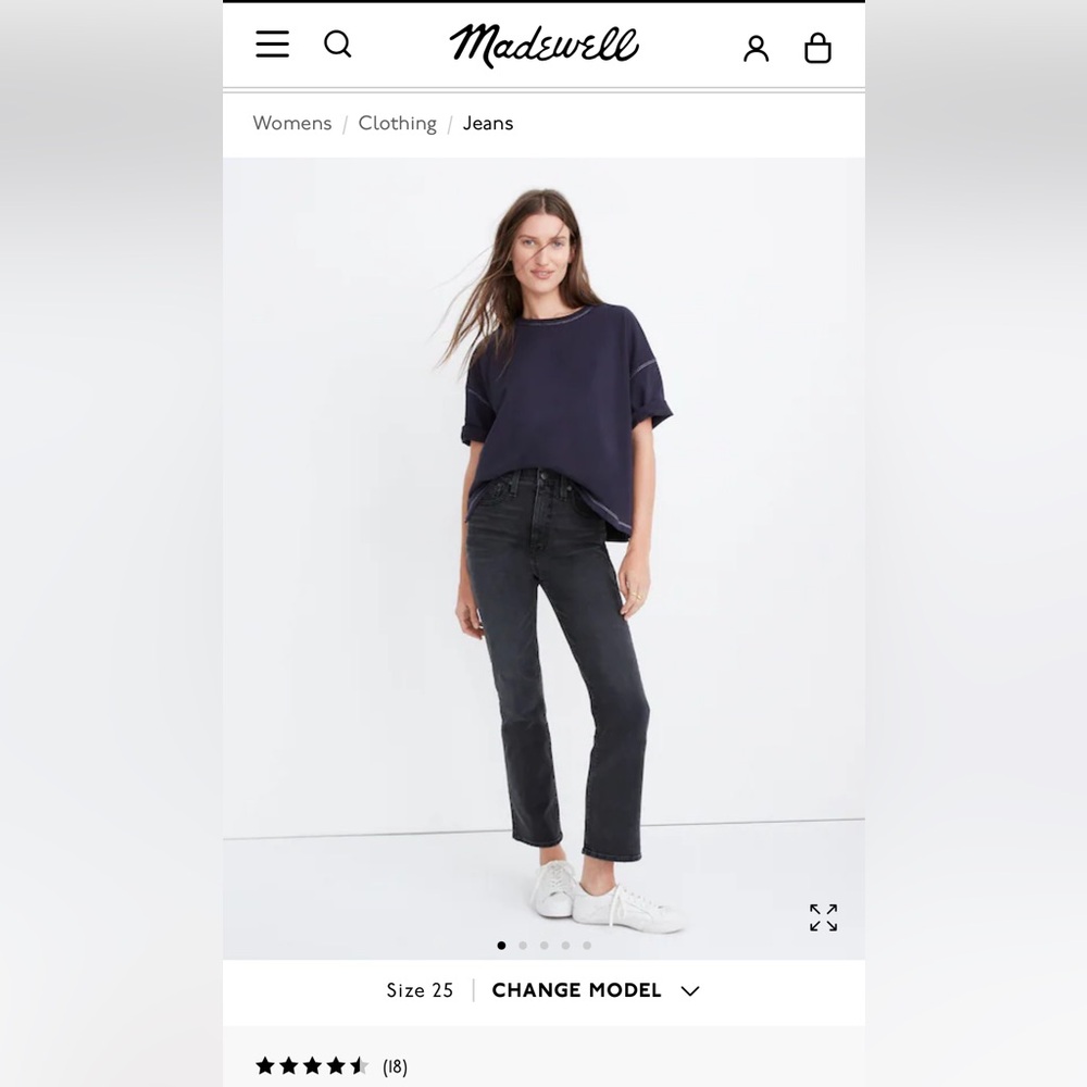 Madewell Bootcut Jeans in Black